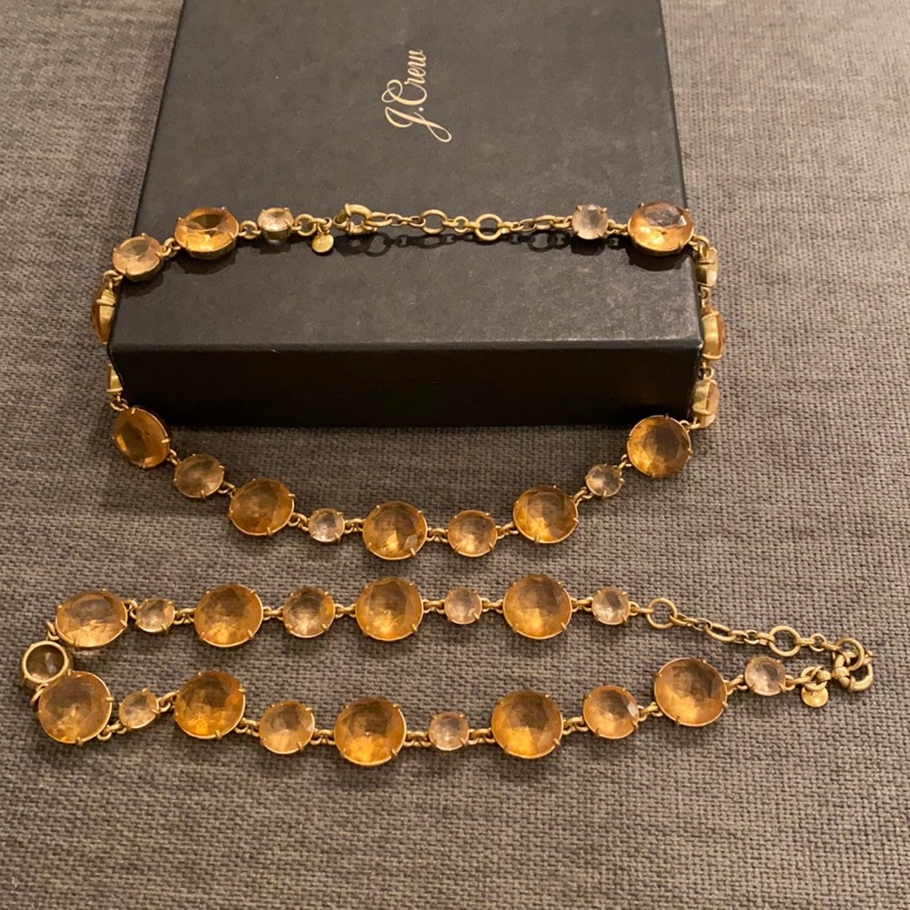 J Crew Necklace - Peach/Beige
